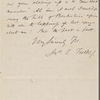Fields, J. T., ALS, to NH. Aug. 14, 1851.