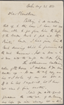 Fields, J. T., ALS, to NH. Aug. 21, 1851.