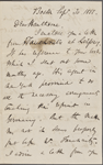 Fields, J. T., ALS, to NH. Sep. 30, 1851.