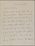 Hillard, George S., ALS to NH. Jul. 27, 1852.