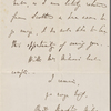 [Houghton] Richard Monckton Milnes [later Lord Houghton], ALS to NH. Nov. 7, [1854].
