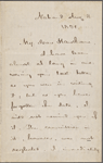 L[ongfellow], H[enry] W[adsworth], ALS to NH. Aug. 8, 1851.