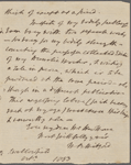 Mitford, M[ary] R[ussell], ALS to NH. Oct. 1853.