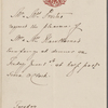 Procter, Anne S., AN to NH and SAPH. [May 29, 1860].