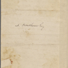 Procter, B[ryan] W[aller], ALS to NH. Nov. 6, 1851.