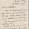 Procter, B[ryan] W[aller], ALS to NH. Feb. 28, 1860.