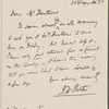 Procter, B[ryan] W[aller], ALS to NH. [n.d.]