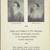 A. Philip Randolph and Chandler Owen, Editors and Publishers of The Messenger, President and Executive Secretary of The Independent Political Council respectively, [page 28]