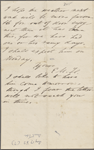 Hawthorne, Elizabeth Manning, ALS to NH. Aug. 17, [1862?]