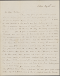 Hawthorne, Maria Louisa, ALS, to NH. May 10, 1841.