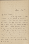 Hawthorne, Maria Louisa, ALS, to NH. Jul. 1, 1852.