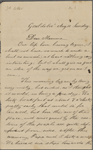 [Hawthorne, Sophia Peabody], ANS to. In Julian Hawthorne, ALS to [Sophia Peabody Hawthorne]. Aug. 10-[12, 1862].