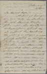 Hawthorne, Una, ALS to NH. Feb. 11, [1856].