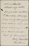 Lathrop, Rose Hawthorne, ALS to NH. Jul. 28, 1861.