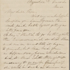 Lathrop, Rose Hawthorne, ALS to NH.  Aug. 22, [n.y.]