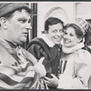 Charles Durning, Joe Bova, and Julienne Marie in the stage production The Comedy of Errors