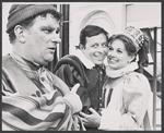 Charles Durning, Joe Bova, and Julienne Marie in the stage production The Comedy of Errors