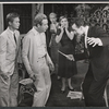 Brandon deWilde, Arthur O'Connell, Diana van der Vlis, Judith Anderson, and George C. Scott in the stage production Comes a Day