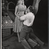 Diana van der Vlis and Larry Hagman in the stage production Comes a Day
