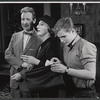 Arthur O'Connell, Judith Anderson, and Brandon deWilde in the stage production Comes a Day