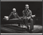 Frank Conroy and Dean Stockwell in the stage production Compulsion