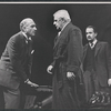 Bernard Lenrow, Frank Conroy and Roger De Koven in the stage production Compulsion