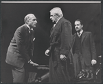 Bernard Lenrow, Frank Conroy and Roger De Koven in the stage production Compulsion