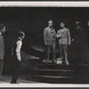 Dean Stockwell, Ted Gunther, Roddy McDowall and unidentified others in the stage production Compulsion