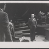 Howard Da Silva, Frank Conroy, Roger De Koven and Roddy McDowall in the stage production Compulsion