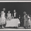 Barbara Loden, Roddy McDowall and unidentified others in the stage production Compulsion