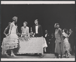 Barbara Loden, Roddy McDowall and unidentified others in the stage production Compulsion