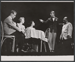 Dean Stockwell, Barbara Loden, Ina Balin, Roddy McDowall and Joseph Beruh in the stage production Compulsion
