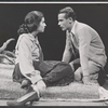 Ina Balin and Dean Stockwell in the stage production Compulsion