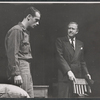 Dean Stockwell and Lloyd Gough in the stage production Compulsion