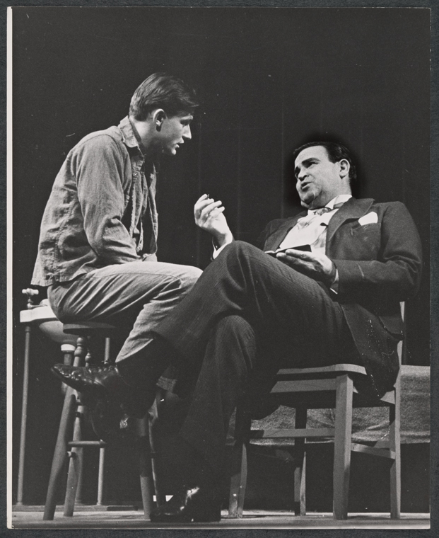 Roddy McDowall and Ben Astar in the stage production Compulsion - NYPL ...