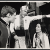 Paul Jones, Ronald Drake, and Madhur Jaffrey in the stage production Conduct Unbecoming