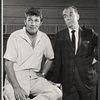 Bill Travers and Alan Bunce in rehearsal for the stage production A Cook for Mr. General