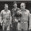 Richard X. Slattery, Bill Travers and Roland Winters in the stage production A Cook for Mr. General