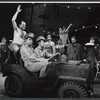 John McGiver, James Karen, Roberts Blossom, George Furth and unidentified others in the stage production A Cook for Mr. General