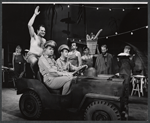 John McGiver, James Karen, Roberts Blossom, George Furth and unidentified others in the stage production A Cook for Mr. General