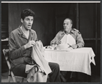 Bill Travers and Roland Winters in the stage production A Cook for Mr. General