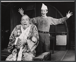 Roland Winters and William Duell in the stage production A Cook for Mr. General