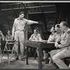 Bill Travers, John McGiver, Roland Winters and unidentified others in the stage production A Cook for Mr. General