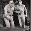 Roland Winters and unidentified in the stage production A Cook for Mr. General