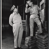 John McGiver and Alan Bunce in the stage production A Cook for Mr. General