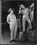 John McGiver and Alan Bunce in the stage production A Cook for Mr. General