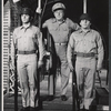 Roland Winters and unidentified others in the stage production A Cook for Mr. General