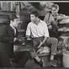 Billy Dee Williams (center) and cast in the stage production The Cool World