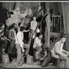 Alease Whittington (center), Billy Dee Williams (far right), and cast in the stage production The Cool World