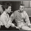 Alease Whittington and Gene Boland in rehearsal for the stage production The Cool World